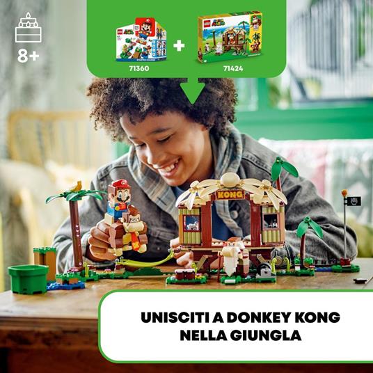 LEGO Super Mario 71424 Pack di Espansione Casa sull'Albero di Donkey Kong, Giochi per Bambini e Bambine 8+ con 2 Personaggi - 2