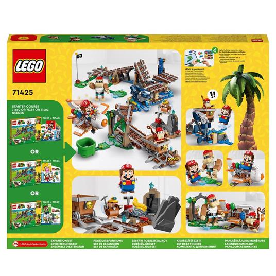 LEGO Super Mario 71425 Pack di Espansione Corsa nella Miniera di Diddy Kong, Aereo Giocattolo e 4 Personaggi - 8