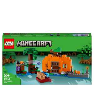 Giocattolo LEGO Minecraft 21248 La Fattoria delle Zucche Casa Giocattolo Costruibile Giocattoli d'Azione Regalo per Bambini e Ragazzi LEGO