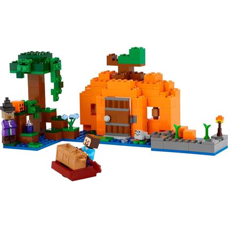 LEGO Minecraft 21248 La Fattoria delle Zucche Casa Giocattolo Costruibile Giocattoli d'Azione Regalo per Bambini e Ragazzi - 7