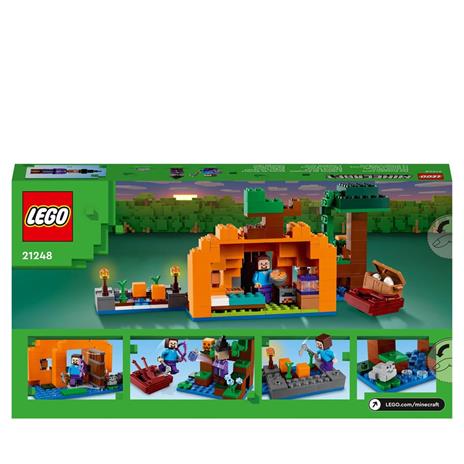 LEGO Minecraft 21248 La Fattoria delle Zucche Casa Giocattolo Costruibile Giocattoli d'Azione Regalo per Bambini e Ragazzi - 8