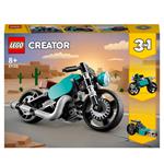 LEGO Creator 31135 Motocicletta Vintage, Set 3 in 1 con Moto Giocattolo, Road Bike e Dragster, Giochi Creativi per Bambini