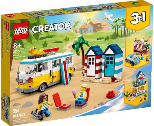 Campervan da spiaggia -  Creator 3 in 1 31138