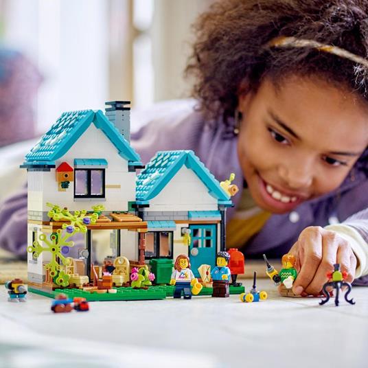 LEGO Creator 31139 Casa Accogliente, Modellino da Costruire di Case Giocattolo 3 in 1, Idea Regalo per Bambini - 2