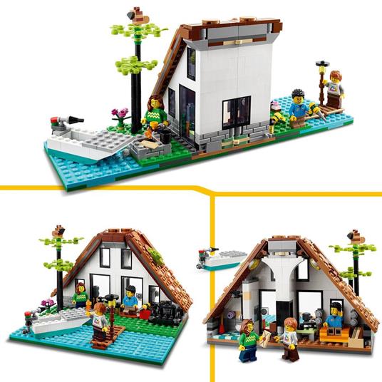 LEGO Creator 31139 Casa Accogliente, Modellino da Costruire di Case Giocattolo 3 in 1, Idea Regalo per Bambini - 5
