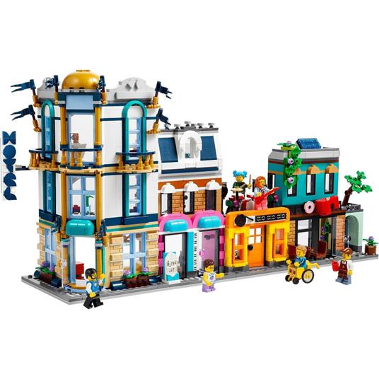 LEGO Creator 3in1 31141 Strada Principale Grattacielo Art Déco o Strada del Mercato Kit Modellismo per Costruzioni Creative - 7