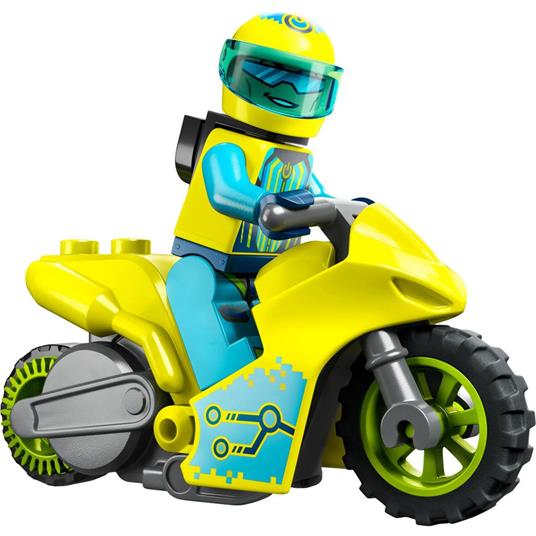 LEGO City Stuntz 60358 Cyber Stunt Bike, Moto Giocattolo Carica e Vai per Salti e Acrobazie, Giochi per Bambini dai 5 Anni - 7