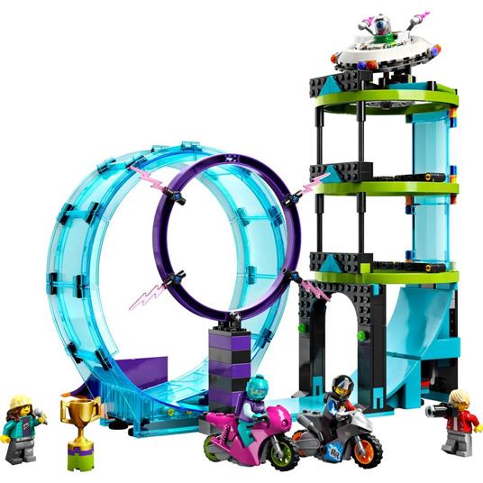 LEGO City Stuntz 60361 Stunt Riders: Sfida Impossibile, Set 3 in 1 per 1 o 2 Giocatori, 2 Moto Giocattolo, Giochi per Bambini - 8
