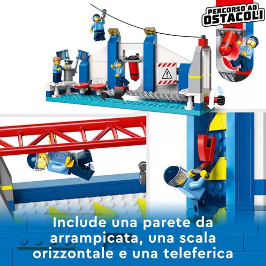 LEGO City 60372 Accademia di Addestramento della Polizia con Macchina, Cavallo Giocattolo e 6 Minifigure, Giochi per Bambini - 4