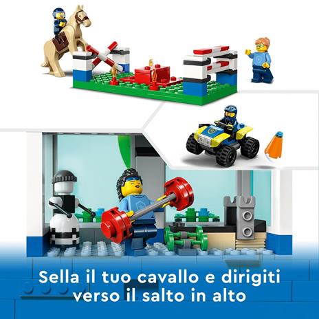 LEGO City 60372 Accademia di Addestramento della Polizia con Macchina, Cavallo Giocattolo e 6 Minifigure, Giochi per Bambini - 6