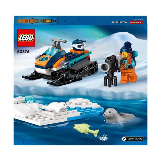 LEGO City 60376 Gatto delle Nevi Artico, Gioco per Bambini 5+ Anni