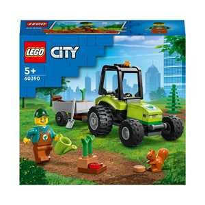 Giocattolo LEGO City 60390 Trattore del Parco con Rimorchio Giocattolo, Giochi per Bambini con Minifigure e Animali, Idea Regalo LEGO
