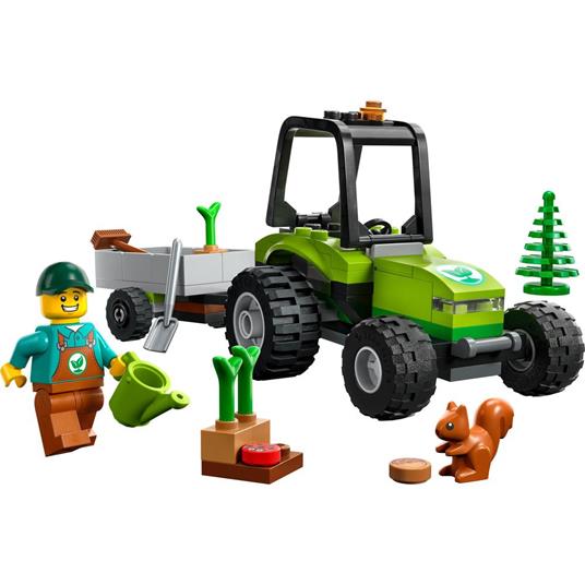 LEGO City 60390 Trattore del Parco con Rimorchio Giocattolo, Giochi per Bambini con Minifigure e Animali, Idea Regalo - 7