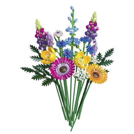 LEGO Botanicals 10313 Bouquet Fiori Selvatici Finti con Papaveri e Lavanda Artificiali, Regalo Adulti da Collezione Botanica - 8