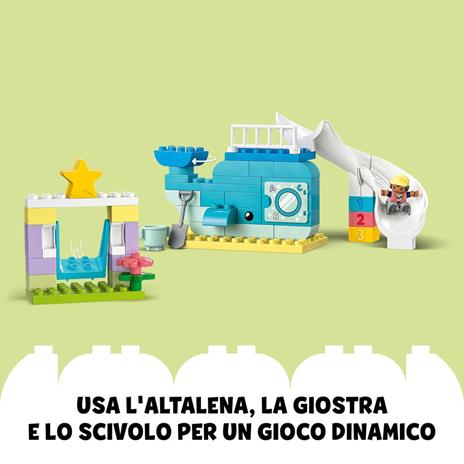 LEGO DUPLO 10991 Il Parco Giochi dei Sogni, Giochi per Bambini 2+ Anni con Balena e Razzo da Costruire con i Mattoncini - 5