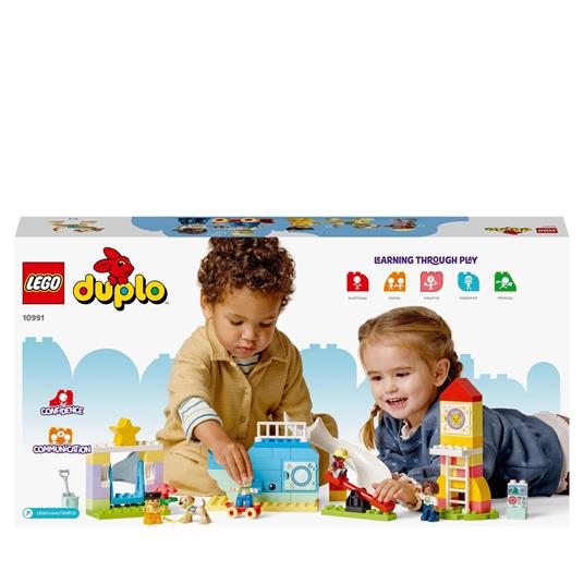 LEGO DUPLO 10991 Il Parco Giochi dei Sogni, Giochi per Bambini 2+ Anni con Balena e Razzo da Costruire con i Mattoncini - 8