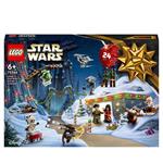 LEGO Star Wars 75366 Calendario dell'Avvento 2023, 24 Regali di Natale 9 Personaggi, 10 Veicoli Giocattolo e 5 Mini-Modelli