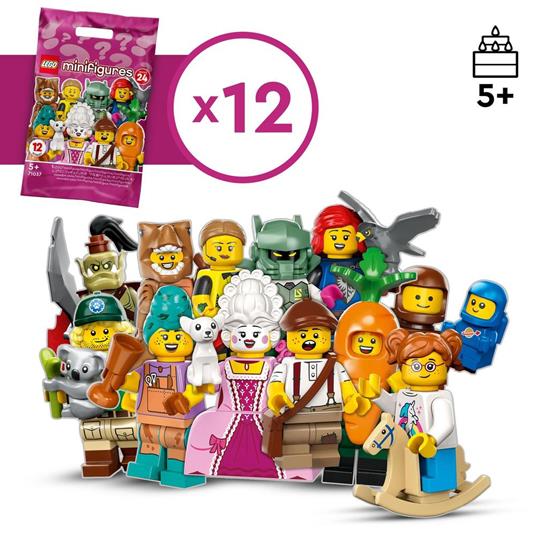 LEGO 71037 Minifigures Serie 24 Set Bustine 2023 in Edizione limitata Personaggi da Collezione (1 Figura - Sorpresa Casuale) - 3