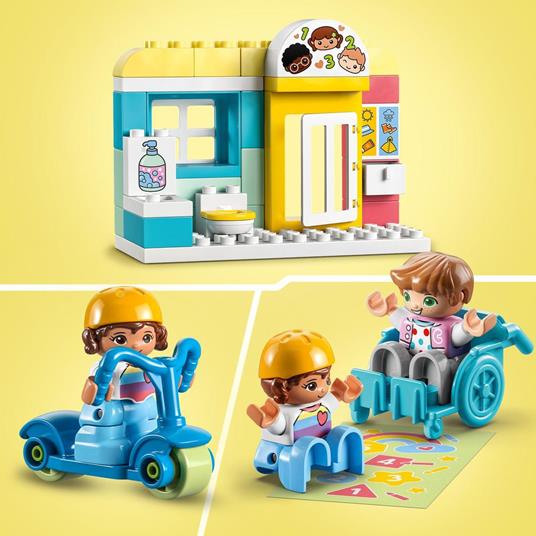 LEGO DUPLO 10992 Divertimento allAsilo Nido, Gioco Educativo per Bambini dai 2 Anni con Mattoncini, Costruzioni e 4 Figure - 4