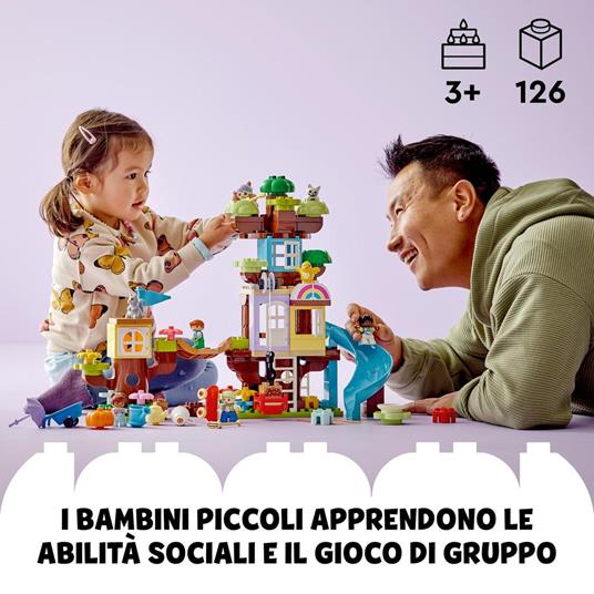 LEGO DUPLO 10993 Casa sullAlbero 3 in 1, Giochi per Bambini 3+ Anni, Attività Didattiche con 4 Personaggi - 2