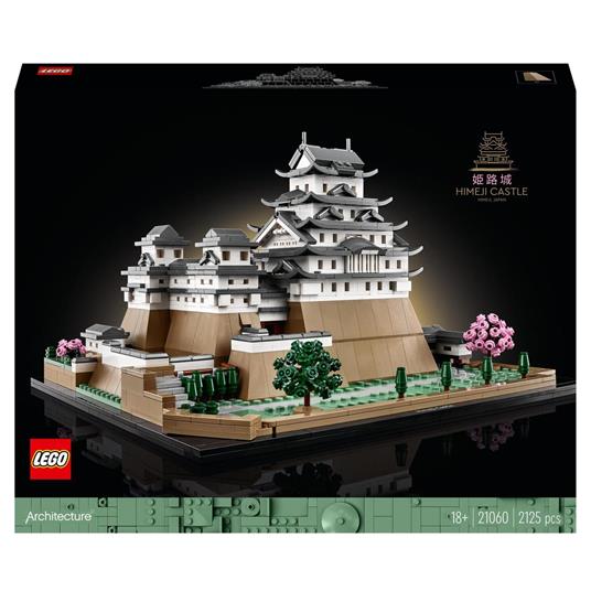 LEGO Architecture 21060 Castello di Himeji Kit Modellismo Adulti Collezione Monumenti Albero Ciliegio in Fiore da Costruire