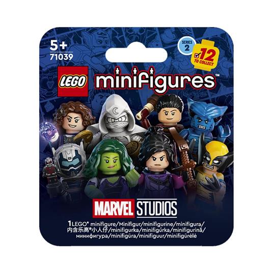 LEGO 71039 Serie Marvel 2 - Minifigures 1 di 12 Personaggi da Collezione in Ogni Bustina dallo Show Disney+ (1 Pezzo a Caso)