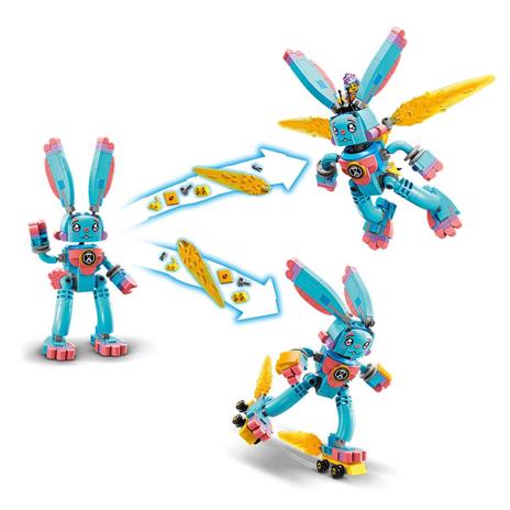 LEGO DREAMZzz 71453 Izzie e il Coniglio Bunchu, Figura di Animale Giocattolo da Costruire in 2 Modi Basato sullo Show TV - 4