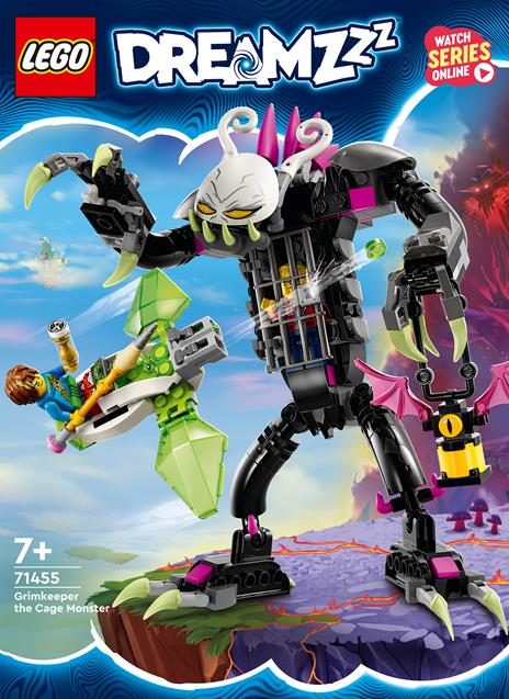 LEGO DREAMZzz 71455 Il Mostro Gabbia Custode Oscuro con Z-Blob Trasformabile in Mini-Aereo Giocattolo o Hoverbike e Minifigure - 3