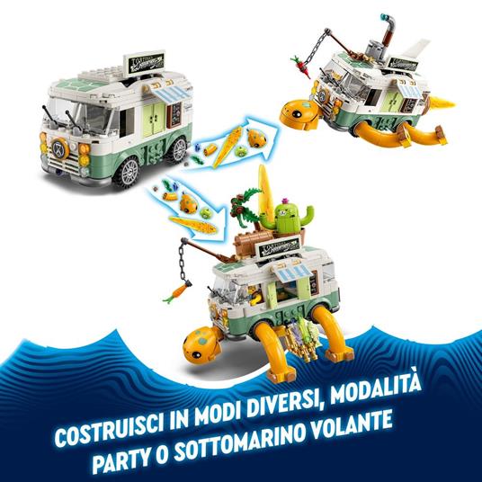 LEGO DREAMZzz 71456 Il Furgone Tartaruga della Signora Castillo, Camper Giocattolo Costruibile in 2 Modi con Figura di Z-Blob - 3