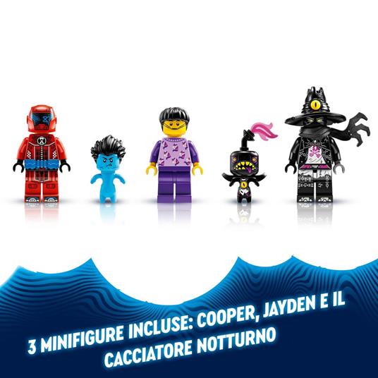 LEGO DREAMZzz 71458 Auto-Coccodrillo, Giocattolo 2in1 da Monster Truck a Macchina-Animale con Jayden e il Cacciatore Notturno - 4