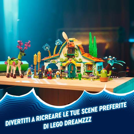 LEGO DREAMZzz 71459 Scuderia delle Creature dei Sogni, Fattoria Giocattolo con Cervo Costruibile in 2 Modi, Animali Fantastici - 6
