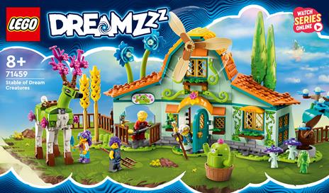 LEGO DREAMZzz 71459 Scuderia delle Creature dei Sogni, Fattoria Giocattolo con Cervo Costruibile in 2 Modi, Animali Fantastici - 3