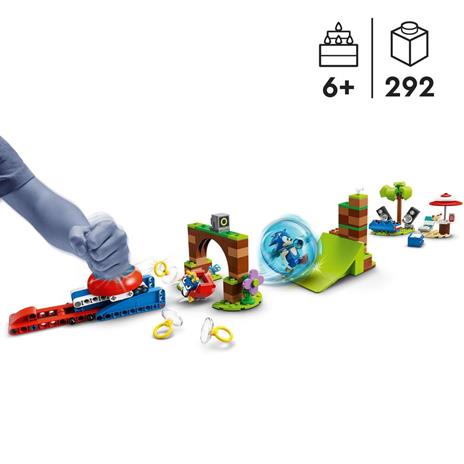 LEGO Sonic the Hedgehog 76990 Sfida della Sfera di Velocità di Sonic Giocattolo con 3 Personaggi Giochi per Bambini 6+ Anni - 3