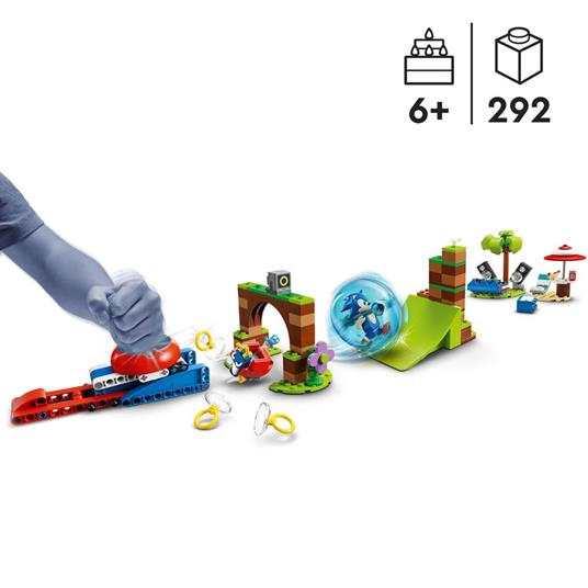 LEGO Sonic the Hedgehog 76990 Sfida della Sfera di Velocità di Sonic Giocattolo con 3 Personaggi Giochi per Bambini 6+ Anni - 3