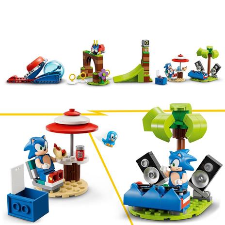 LEGO Sonic the Hedgehog 76990 Sfida della Sfera di Velocità di Sonic Giocattolo con 3 Personaggi Giochi per Bambini 6+ Anni - 4