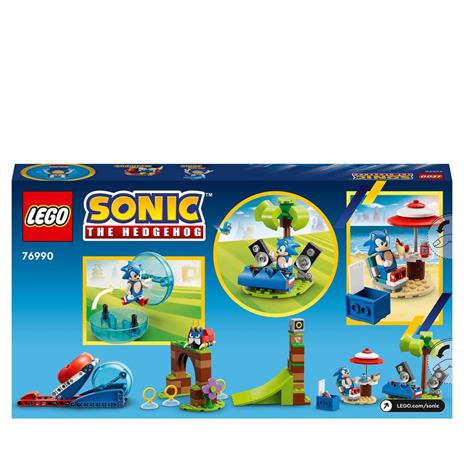LEGO Sonic the Hedgehog 76990 Sfida della Sfera di Velocità di Sonic Giocattolo con 3 Personaggi Giochi per Bambini 6+ Anni - 8
