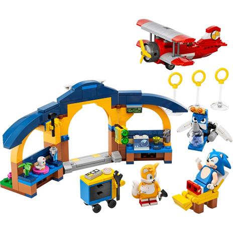 LEGO Sonic the Hedgehog 76991 Laboratorio di Tails e Aereo Tornado con Aereo Giocattolo e 4 Personaggi Giochi per Bambini 6+ - 7