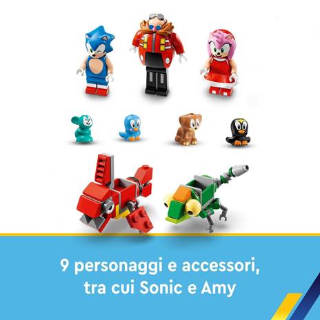 LEGO Sonic the Hedgehog 76994 Sfida del Giro della Morte nella Green Hill Zone di Sonic, Gioco per Bambini con 9 Personaggi - 5
