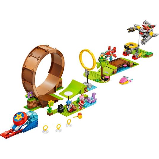 LEGO Sonic the Hedgehog 76994 Sfida del Giro della Morte nella Green Hill Zone di Sonic, Gioco per Bambini con 9 Personaggi - 7
