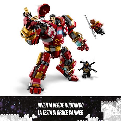 LEGO Marvel 76247 Hulkbuster: La Battaglia di Wakanda, Action Figure Mech di Hulk, Avengers: Infinity War, Giochi per Bambini - 3