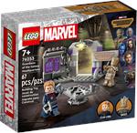 LEGO Marvel 76253 Quartier Generale dei Guardiani della Galassia Volume 3 con Groot e Star-Lord, Giocattoli da Supereroi