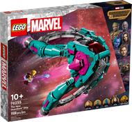 LEGO Marvel 76255 L’Astronave dei Nuovi Guardiani, Giocattolo da Costruire dei Guardiani della Galassia Vol 3 con Minifigure