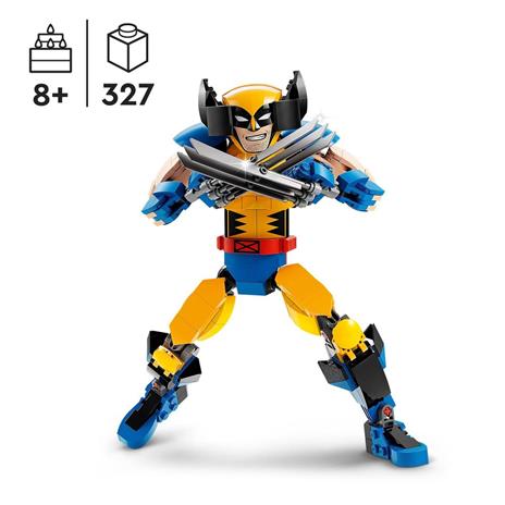 LEGO Marvel 76257 Personaggio di Wolverine Action Figure Costruibile degli X-Men 6 Elementi Artiglio Collezione Supereroi - 3
