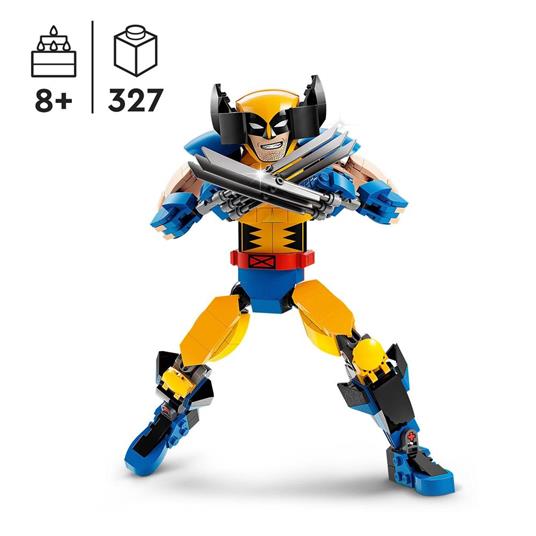 LEGO Marvel 76257 Personaggio di Wolverine Action Figure Costruibile degli X-Men 6 Elementi Artiglio Collezione Supereroi - 3