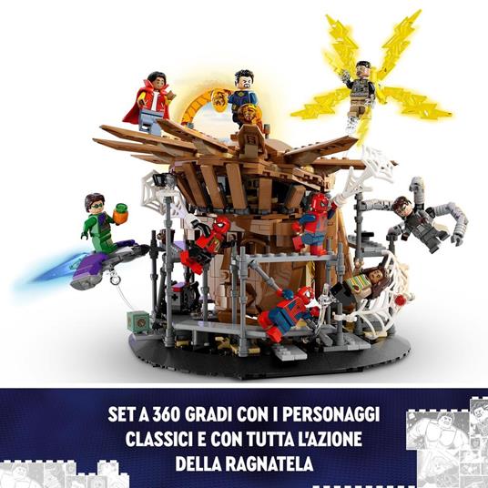 LEGO Marvel 76261 La Battaglia Finale di Spider-Man, Spider-Man: No Way Home con 3 Minifigure Peter Parker - 3