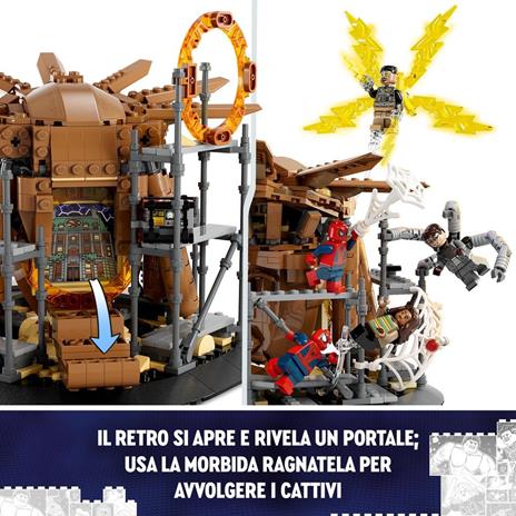 LEGO Marvel 76261 La Battaglia Finale di Spider-Man, Spider-Man: No Way Home con 3 Minifigure Peter Parker - 5