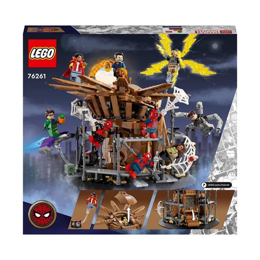 LEGO Marvel 76261 La Battaglia Finale di Spider-Man, Spider-Man: No Way Home con 3 Minifigure Peter Parker - 8