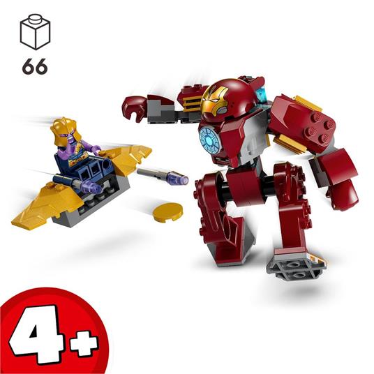LEGO Marvel 76263 Iron Man Hulkbuster vs. Thanos Gioco per Bambini 4+ Anni Action Figure con Aereo Giocattolo e 2 Minifigure - 3