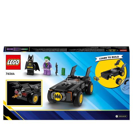 LEGO DC 76264 Inseguimento sulla Batmobile: Batman vs. The Joker Set con 2 Minifigure di Supereroi Giochi per Bambini 4+ Anni - 8