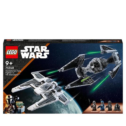 LEGO Star Wars (75348). Fang Fighter mandaloriano vs TIE Interceptor